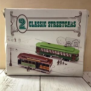 2 Classic Streetcars, Desire St & Powell & Mason St